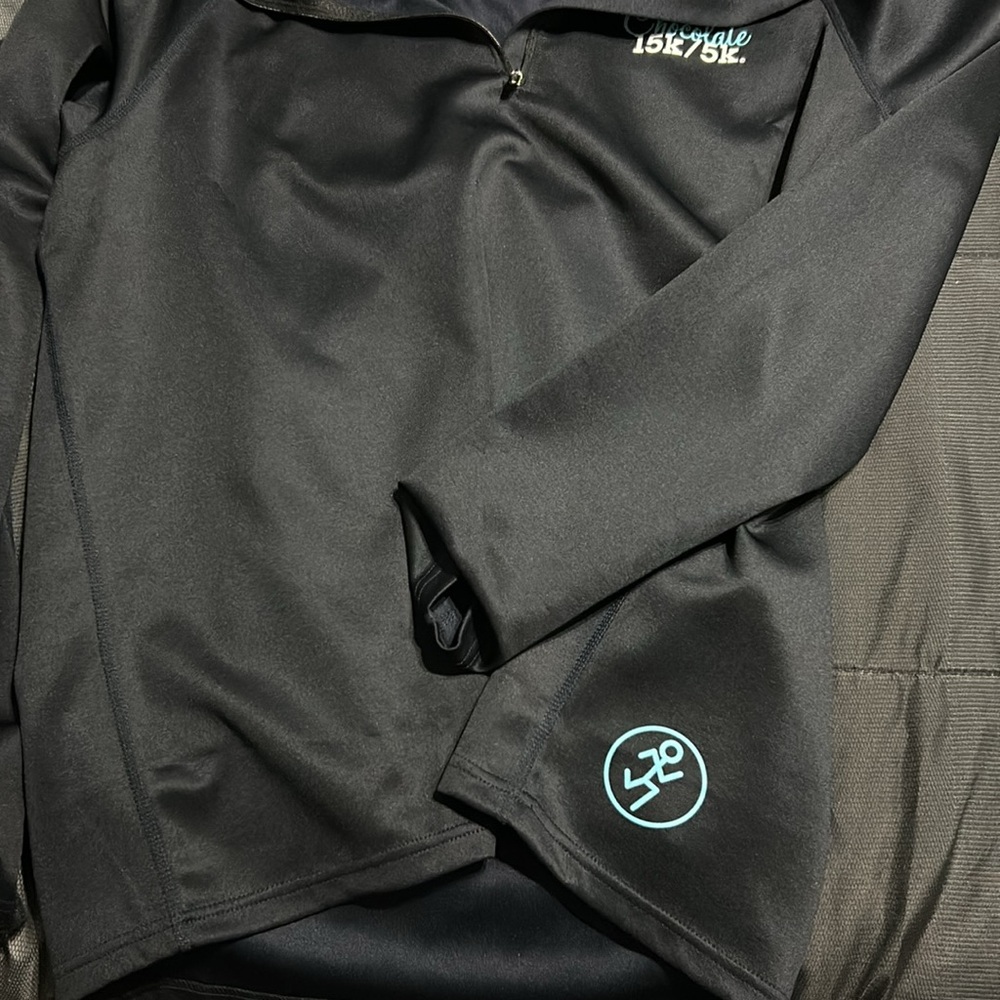 1/4 zip long sleeve Hot Chocolate race New. Mens XL - Picture 3 of 3
